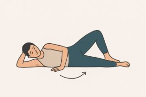 Side-Lying Somatic Knee Sweep