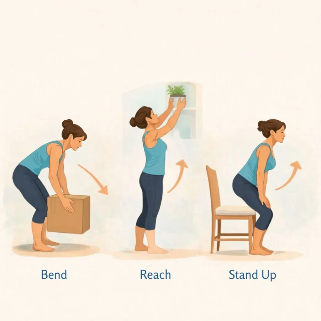 Everyday movements made easier with Pilates